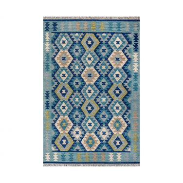 Индийский ковёр из шерсти KILIM (EWT)