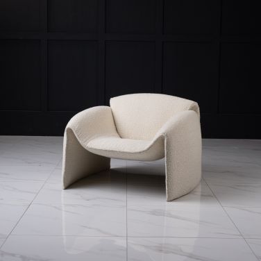 Кресло CLUB Ametist Buckle white