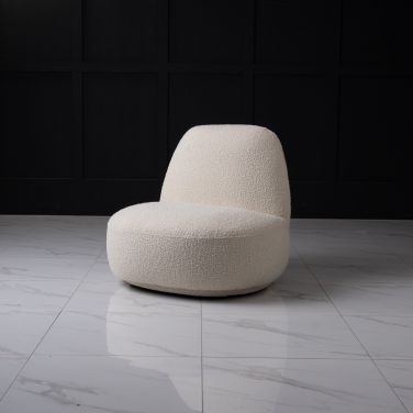 Кресло GRETA Ametist buckle white