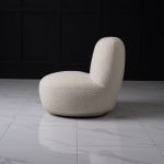 Кресло GRETA Ametist buckle white