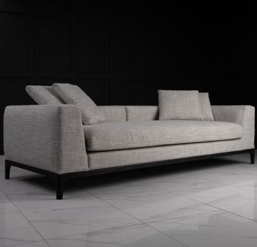 Диван JOY Burgal 23 silver grey