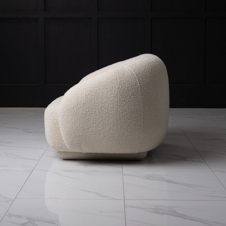 Кресло JULET Ametist Buckle white