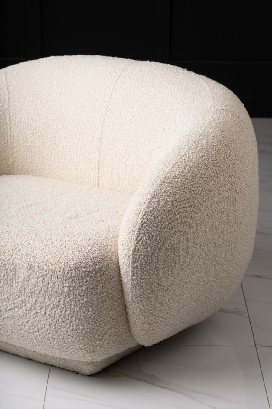 Кресло JULET Ametist Buckle white