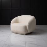 Кресло JULET Ametist Buckle white
