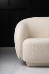 Кресло JULET Ametist Buckle white